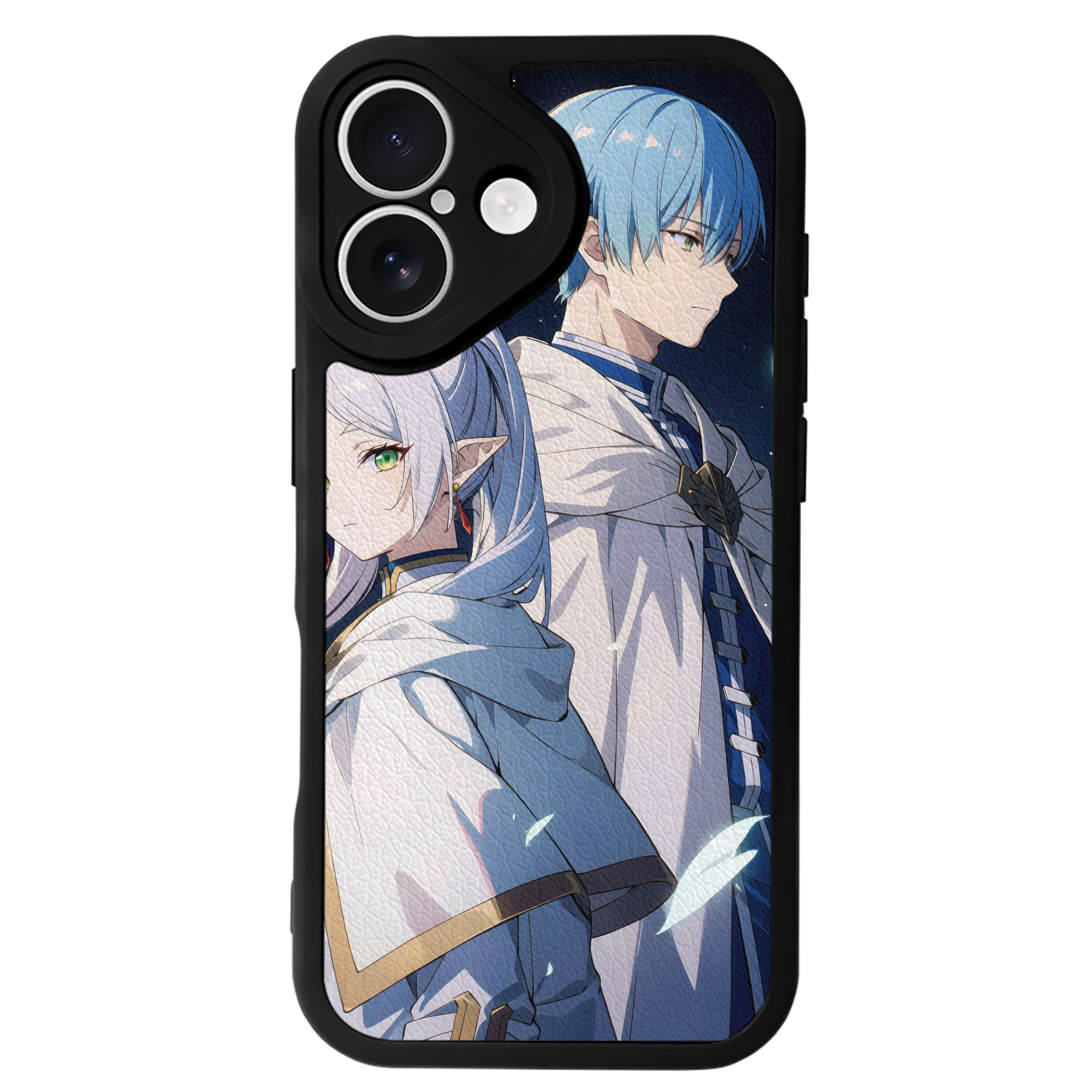 （画像用） 葬送のフリーレン Frieren 【iPhone 16シリーズ対応】シリコンスマホケース（レザー調） 材質：シリコン